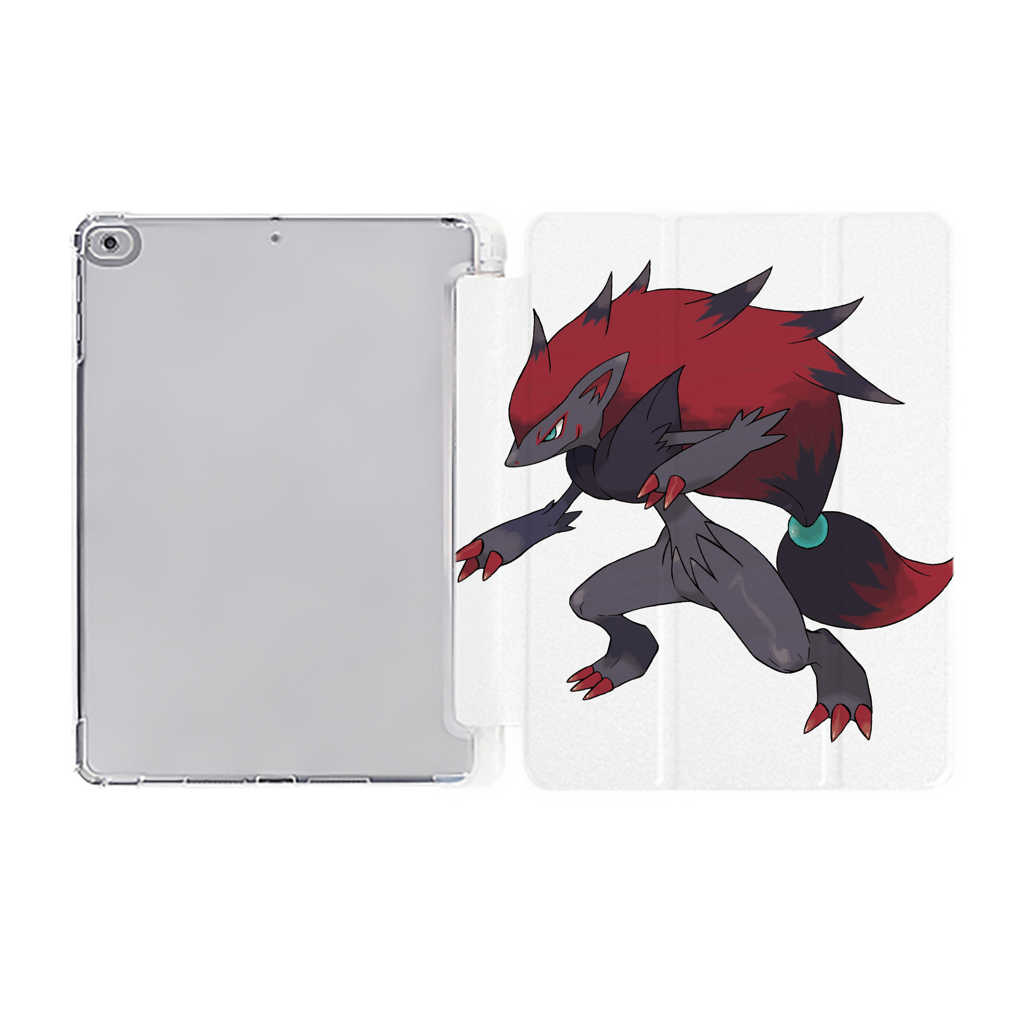（画像用） ポケットモンスター Pokémon IPad ケース ペン収納付き 三つ折りスタンド PUレザー×シリコン 対応機種9.5/10.5/10.9インチ